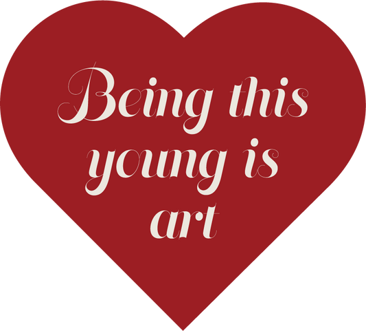 Art Heart Sticker