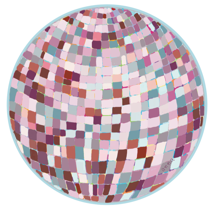 Mirror Ball Sticker