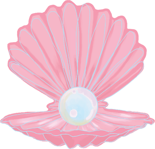 Pearl In Shell Sticker