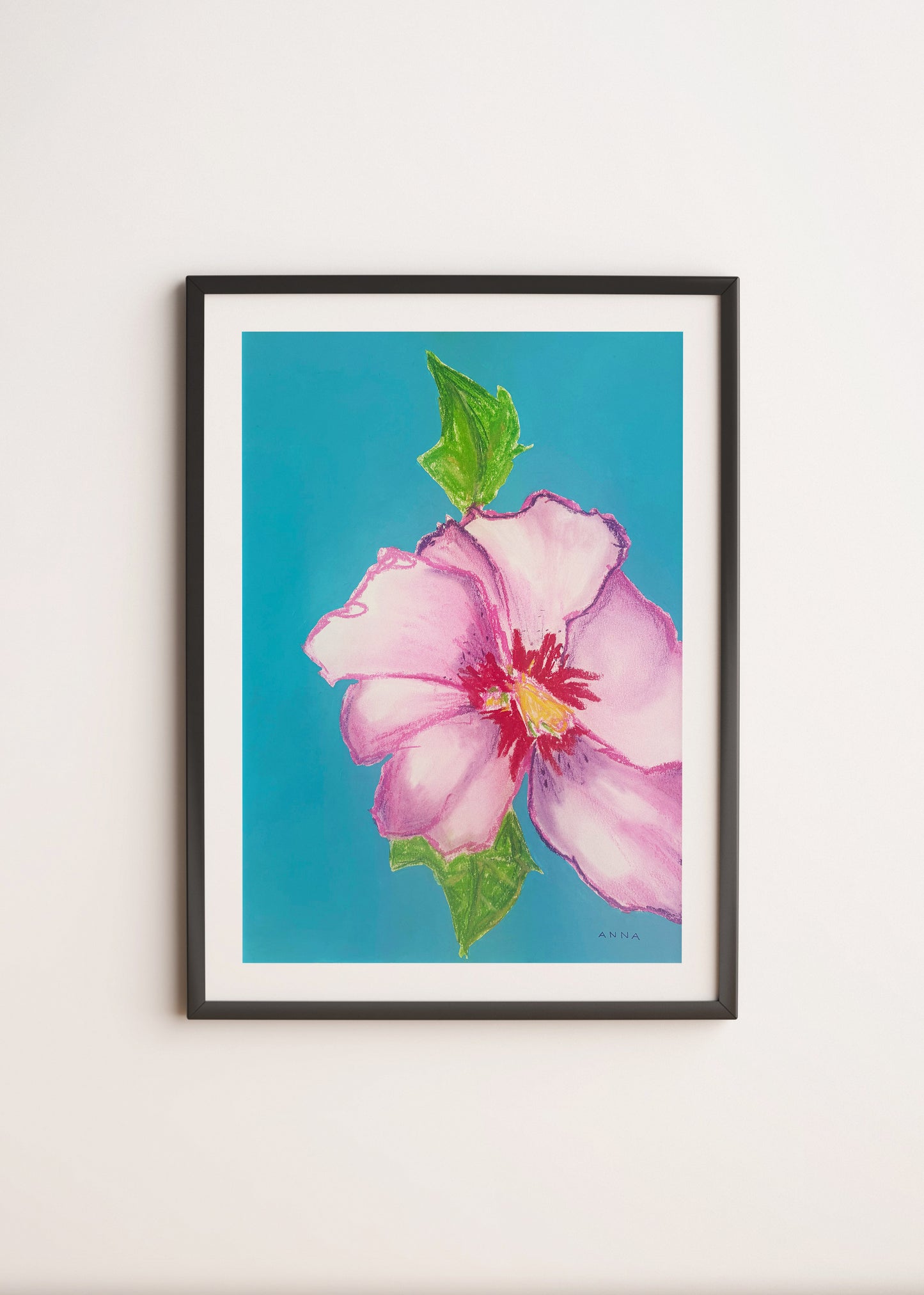 February Hibiscus Print