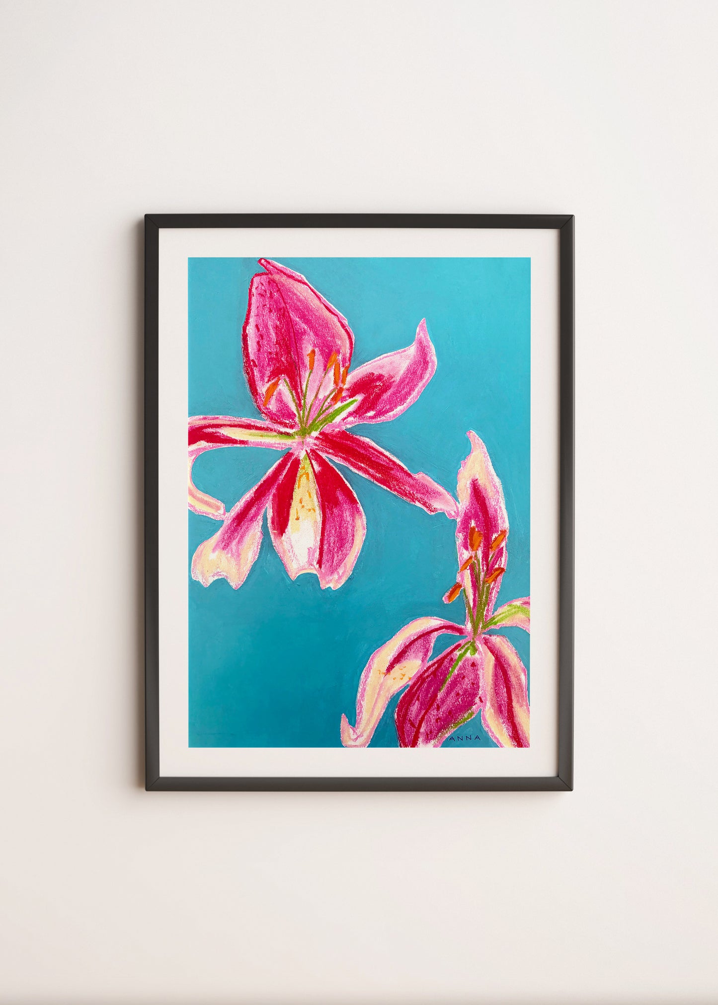 February Lilies Print