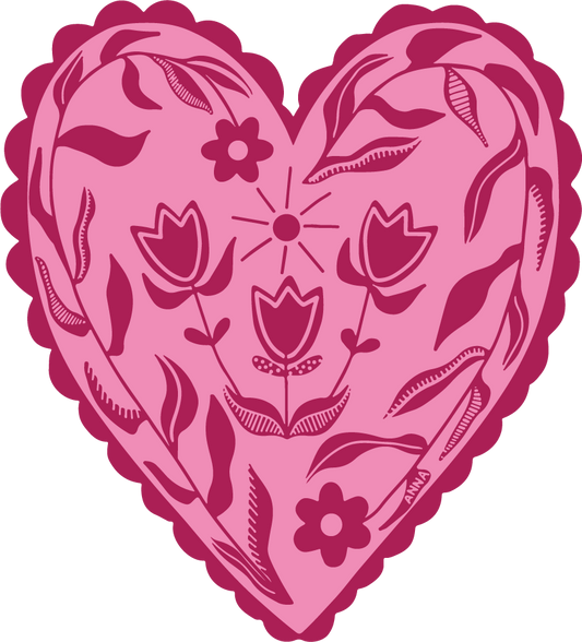 Valentine Heart Sticker