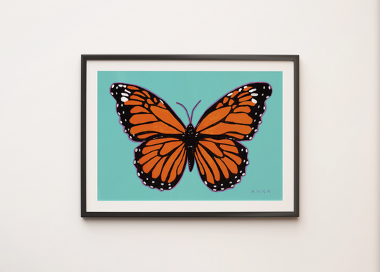 Monarch Print Greeting Cards