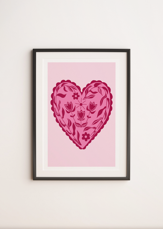 Valentine Heart Print