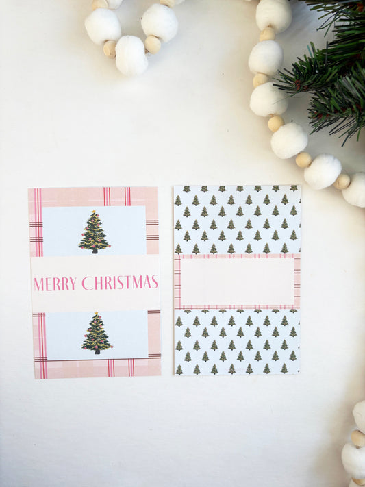 Plaid Christmas Card
