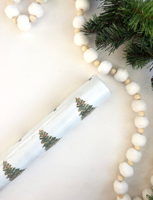 Christmas Tree Gift Wrapping Paper Roll