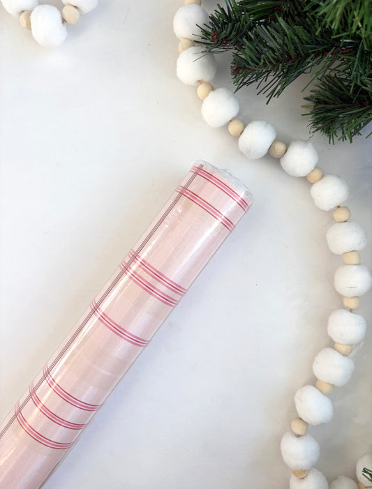 Plaid Gift Wrapping Paper Roll